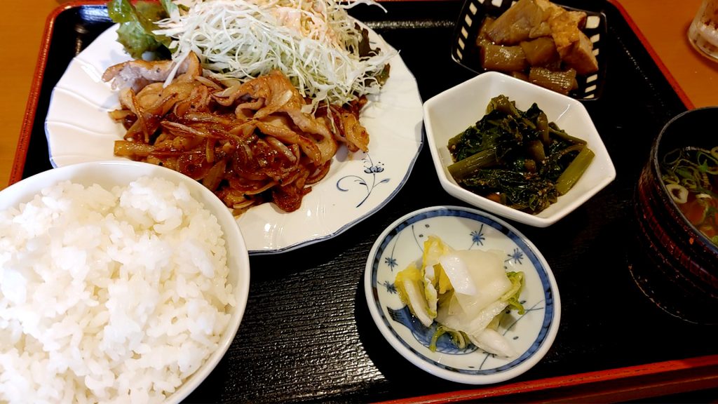 豚のしょうが焼き定食