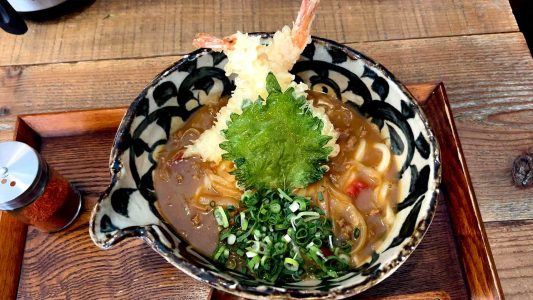 えび天カレーうどん