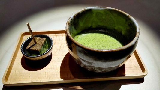 抹茶と焼き菓子