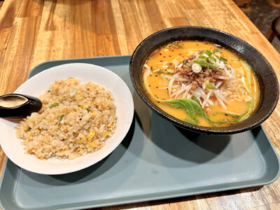 麺セットの担々麺（ミニ炒飯付き）