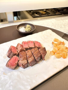 神戸ハンター坂 肉料理 鉄板 祷り 熊本牛ヘレ（雌牛）