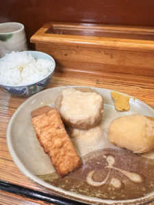 高田屋京店（たかたやきょうみせ） おでん定食